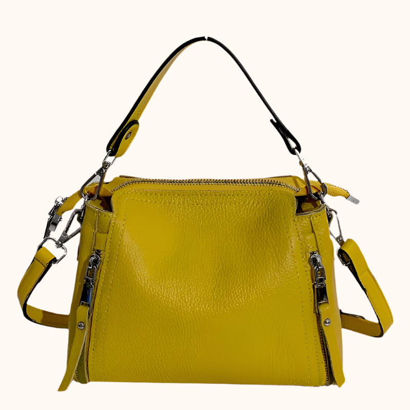 Fay – Chique Schoudertas-Handbags-Jonker Mode-Geel-