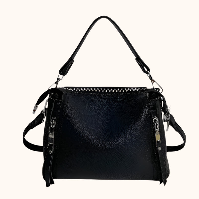 Fay – Chique Schoudertas-Handbags-Jonker Mode-Zwart-