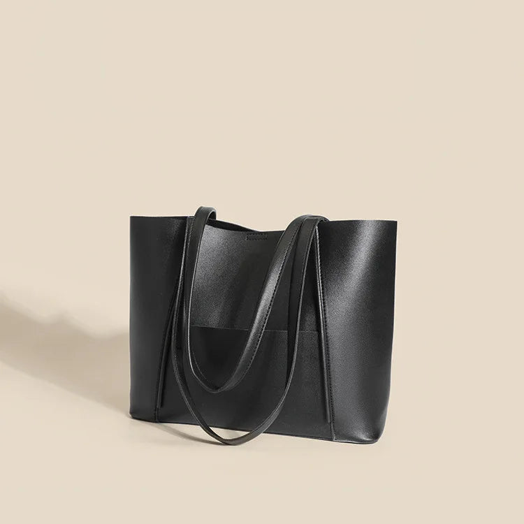 Avina – Luxe Vegan Leren Tas-Bags-Jonker Mode-Zwart-