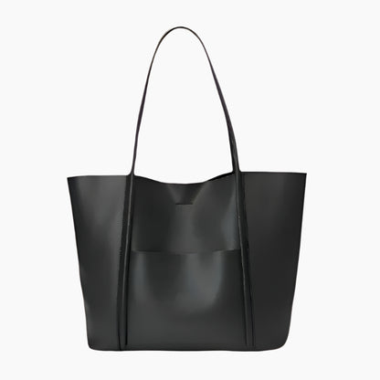 Avina – Luxe Vegan Leren Tas-Bags-Jonker Mode-Zwart-