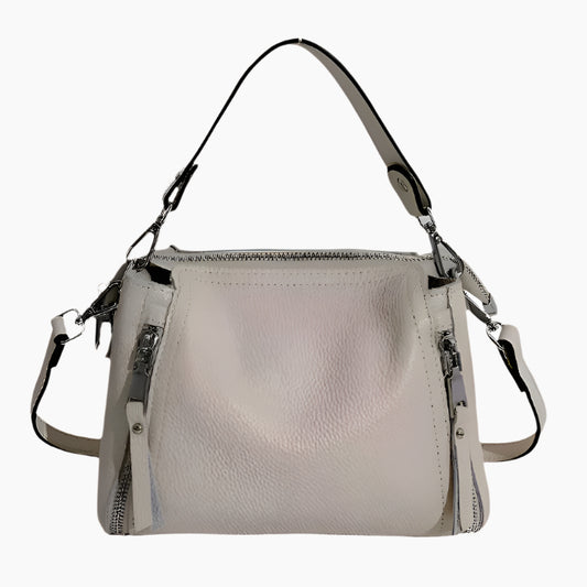 Fay – Chique Schoudertas-Handbags-Jonker Mode-Beige-