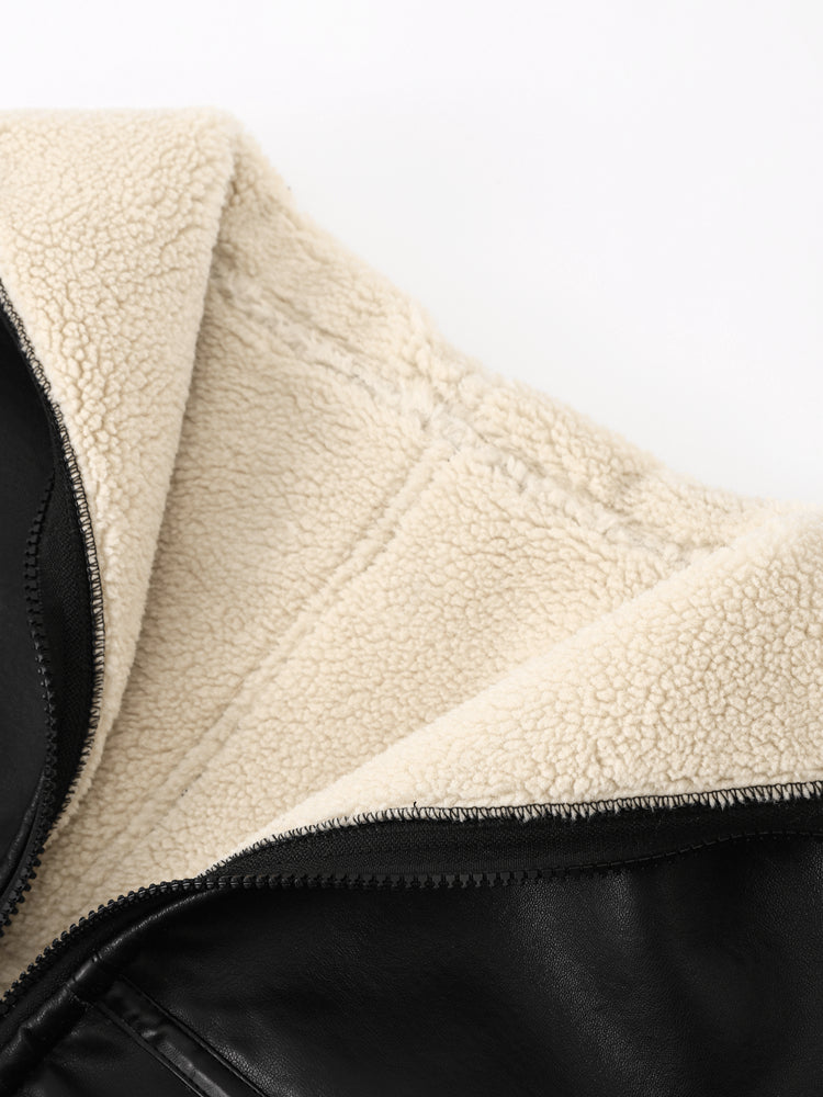 Elora – Warme Faux Fur Jas-Jacket-Jonker Mode-Zwart-M-