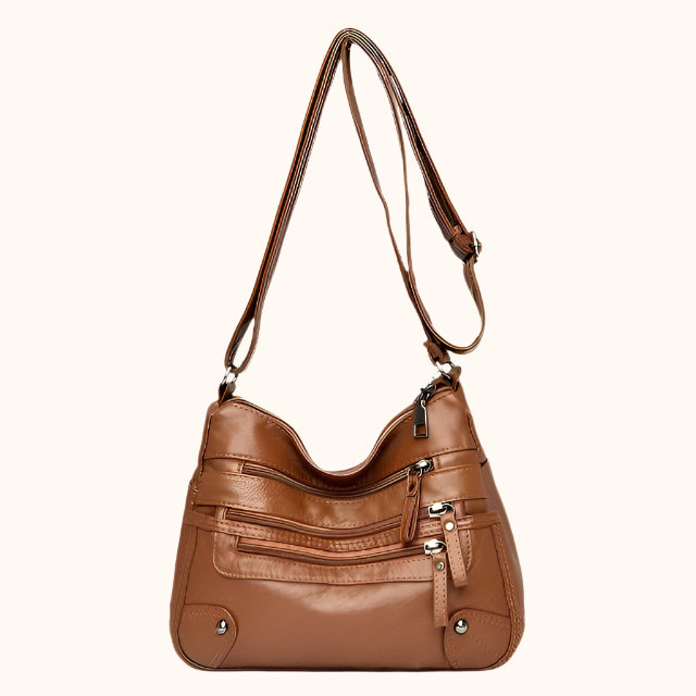 Lior – Minimalistische Tijdloze Tas-Bags-Jonker Mode-Bruin-