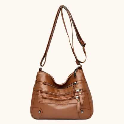 Lior – Minimalistische Tijdloze Tas-Bags-Jonker Mode-Bruin-