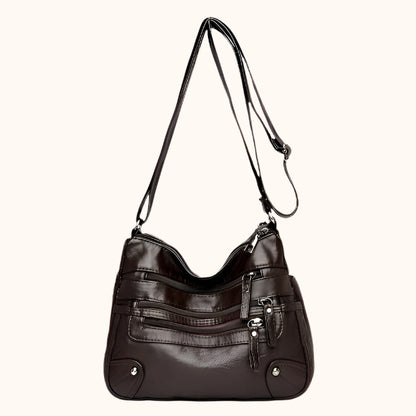 Lior – Minimalistische Tijdloze Tas-Bags-Jonker Mode-Donkerbruin-