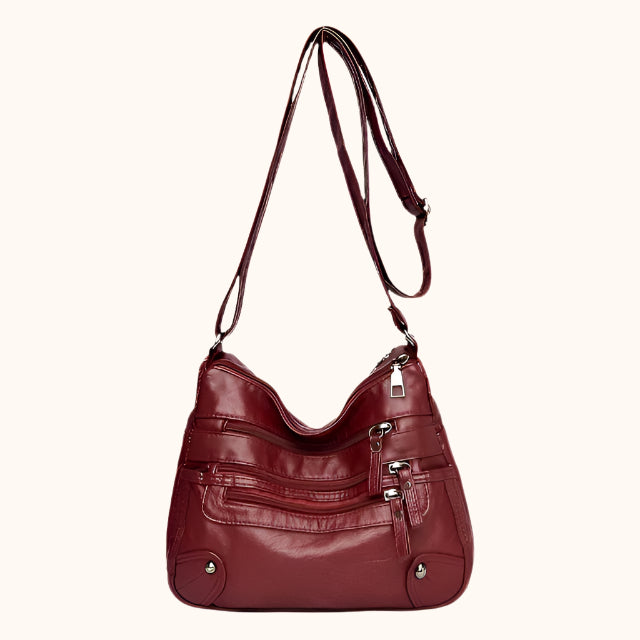 Lior – Minimalistische Tijdloze Tas-Bags-Jonker Mode-Rood-
