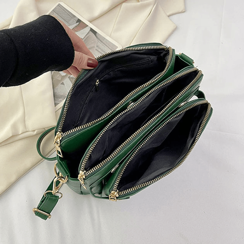 Noria – Klassieke Dagelijkse Tas-Handbags-Jonker Mode-Bruin-
