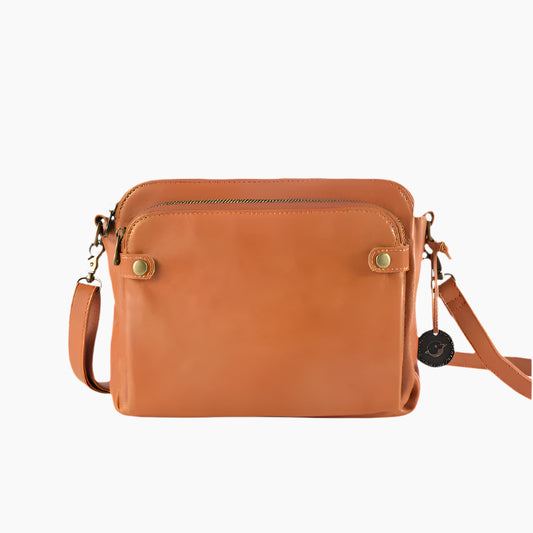 Noria – Klassieke Dagelijkse Tas-Handbags-Jonker Mode-Bruin-