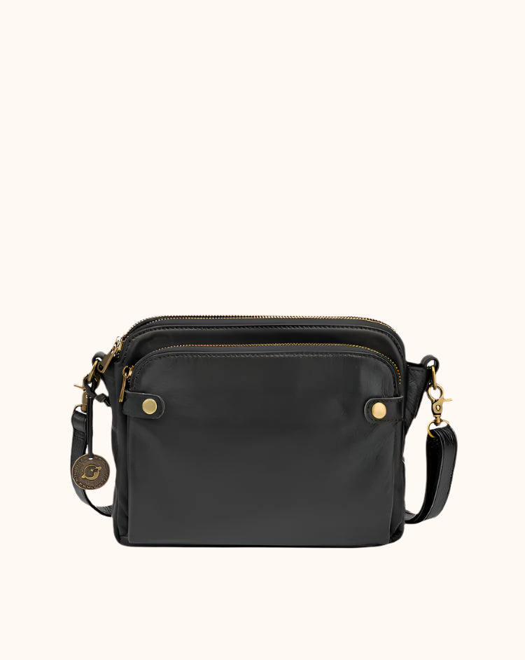 Noria – Klassieke Dagelijkse Tas-Handbags-Jonker Mode-Zwart-