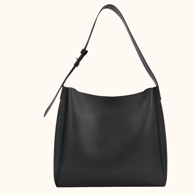 Ziva – Elegante Vegan Leren Tas-Bags-Jonker Mode-Zwart-